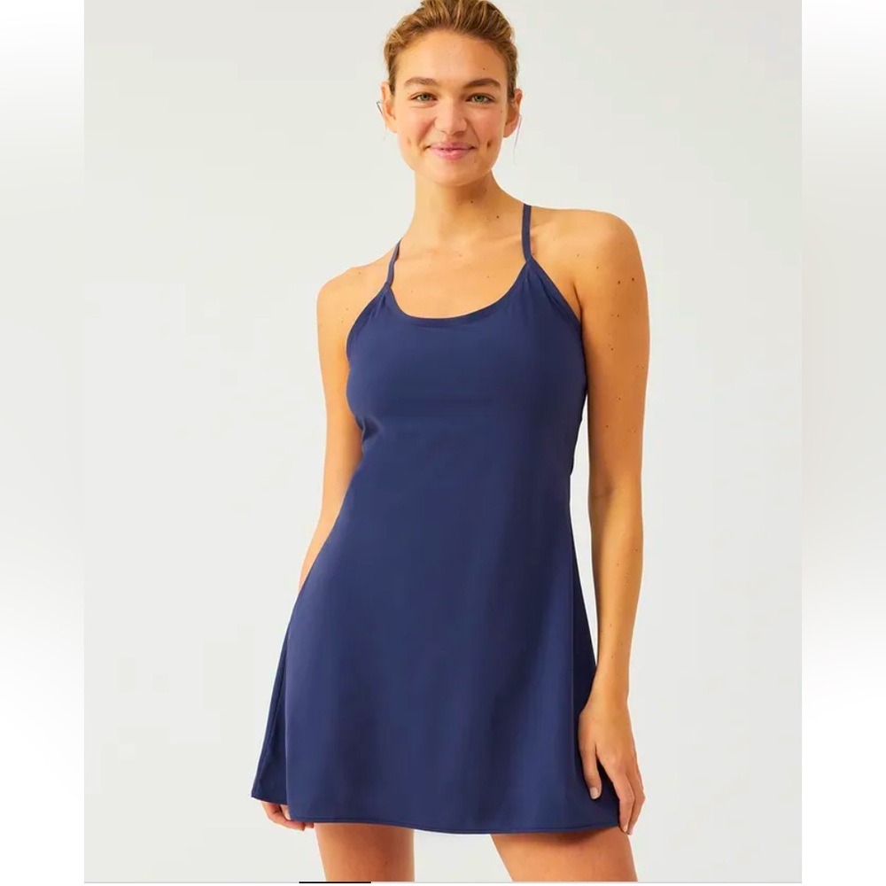 Outdoor Voices Exercise Dress in Navy